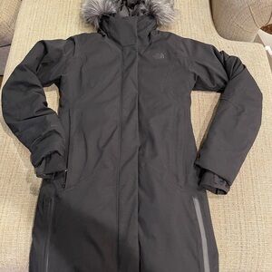 The North Face Black Ski & Snow Jacket with Detachable Fur-Lined Hood